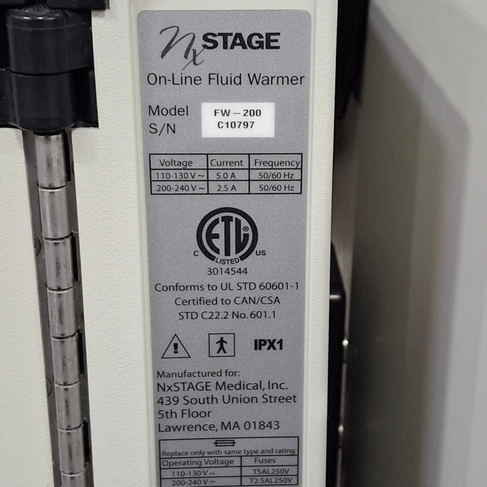 NxStage Medical Inc. System One Hemodialysis Unit