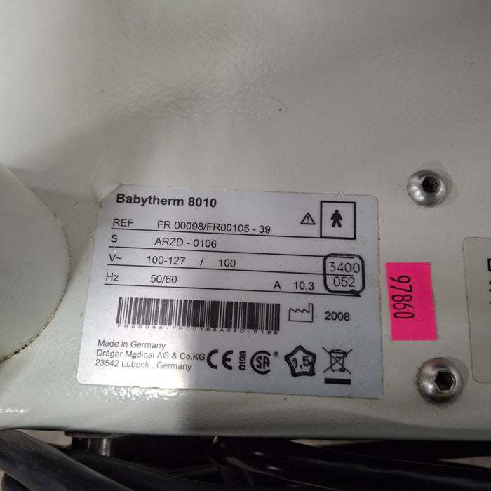 Draeger Medical Babytherm 8010 Infant Warmer