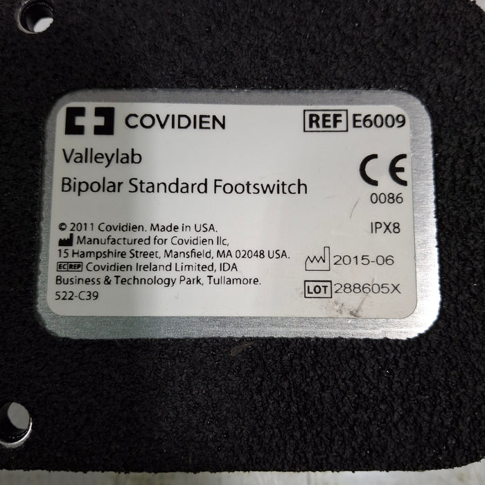 Valleylab E6009 BiPolar Footswitch
