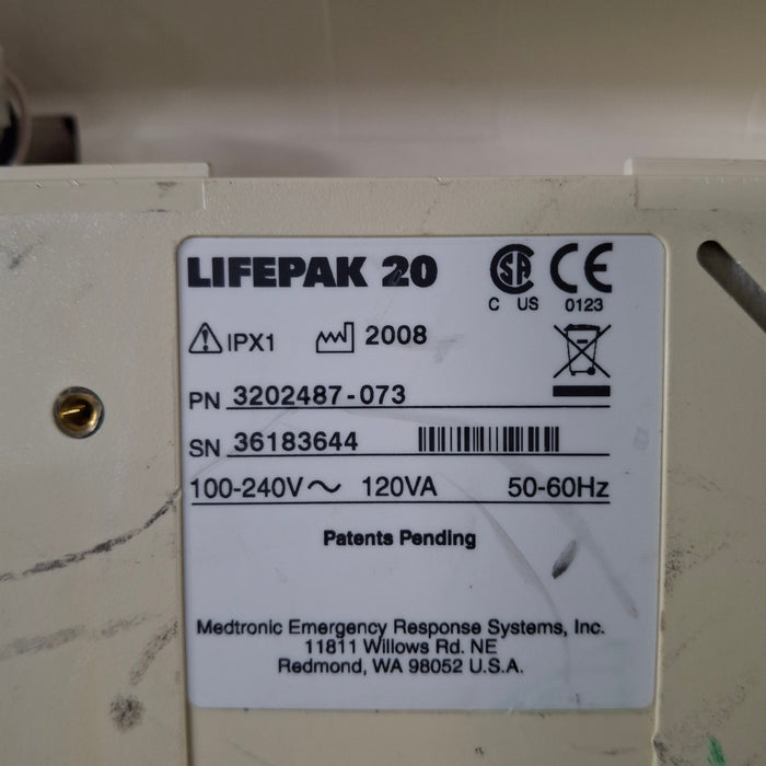 Physio-Control LifePak 20 Defib