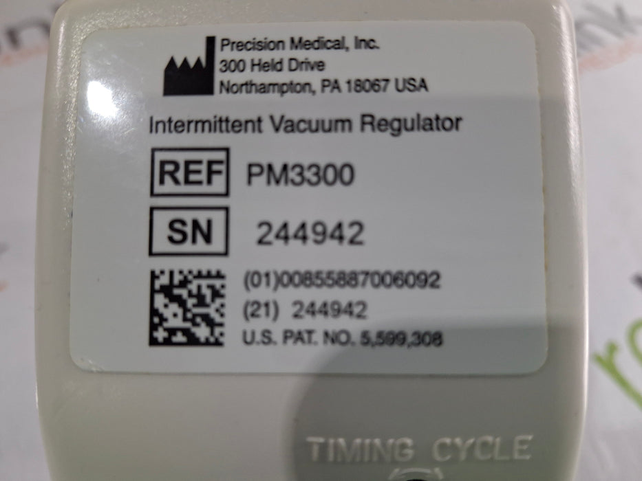 Precision Medical PM3300 Intermittent Vacuum Regulator