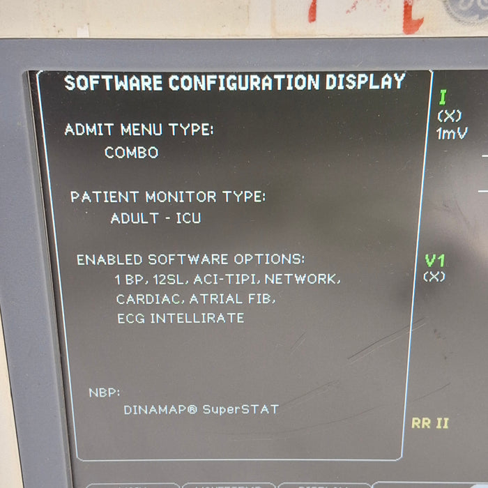 GE Healthcare Dash 4000 - Masimo SpO2 Patient Monitor