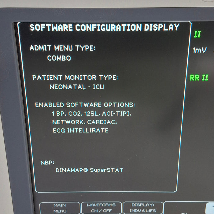 GE Healthcare Dash 4000 - Masimo SpO2 Patient Monitor