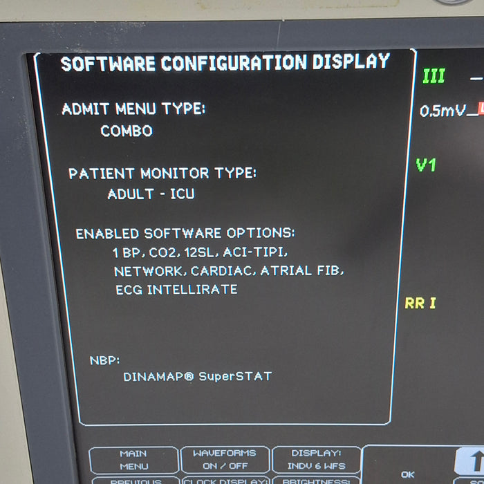 GE Healthcare Dash 4000 - Masimo SpO2 Patient Monitor