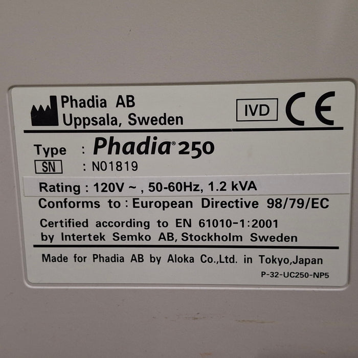 Thermo Scientific Phadia 250 Immunoassay Analyzer