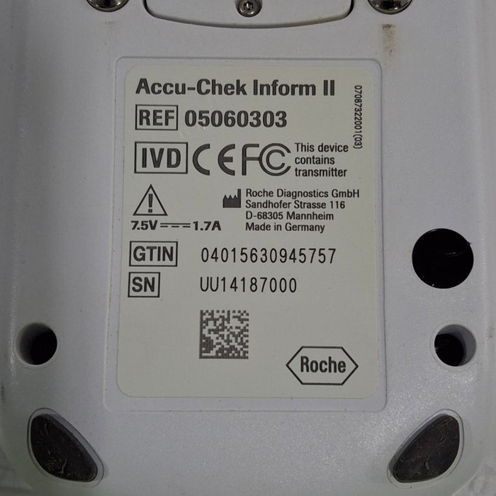 Roche Diagnostics Accu-Check Inform II Blood Glucose Meter