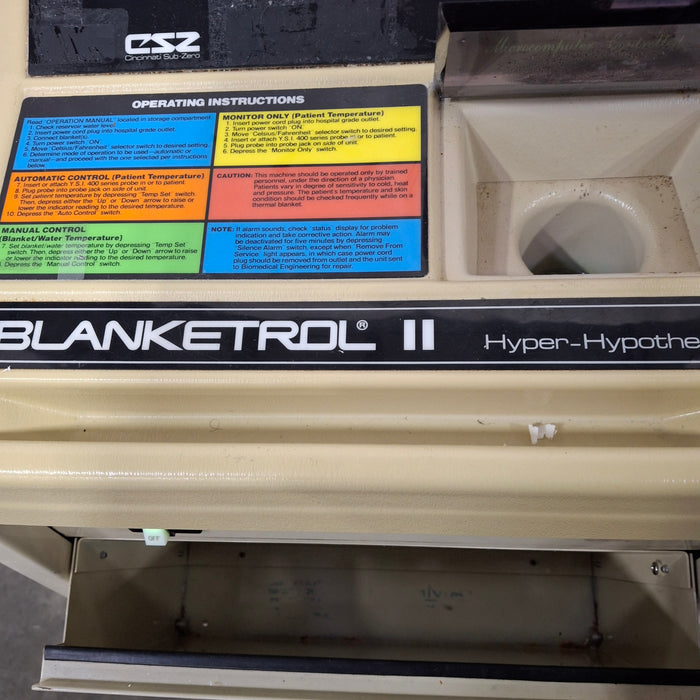 Cincinnati Sub-Zero CSZ Blanketrol II Hyper/Hyporthermia Unit