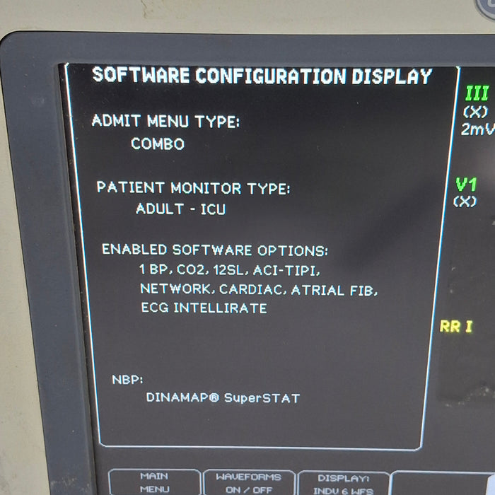 GE Healthcare Dash 4000 - Masimo SpO2 Patient Monitor