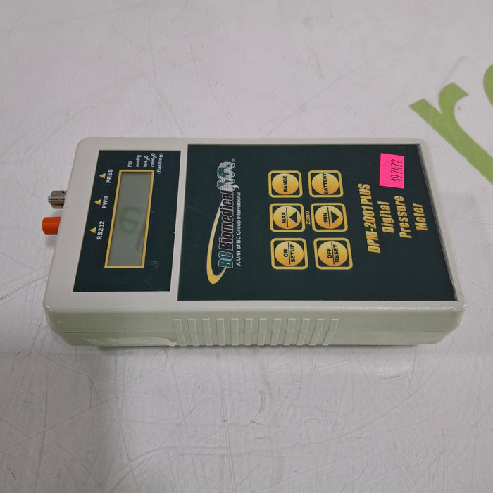 BC Biomedical DPM-2001 Plus Digital Pressure Meter