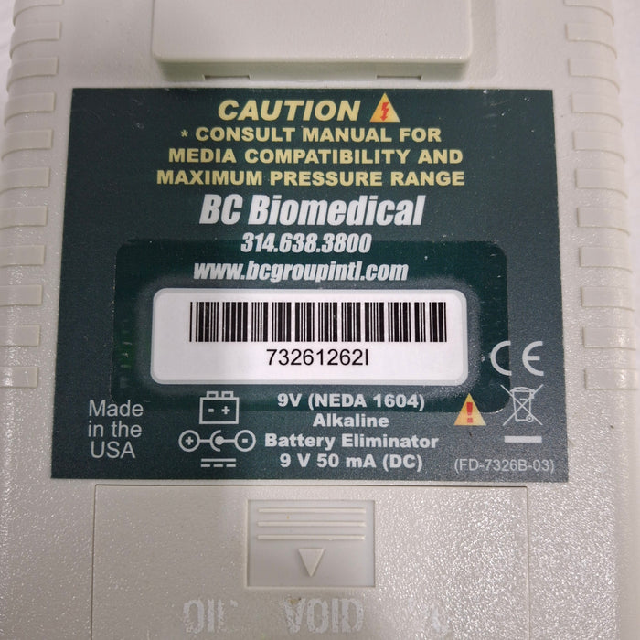 BC Biomedical DPM-2001 Plus Digital Pressure Meter