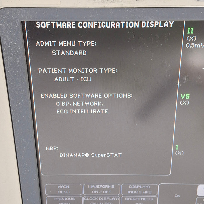 GE Healthcare Dash 4000 - Masimo SpO2 Patient Monitor