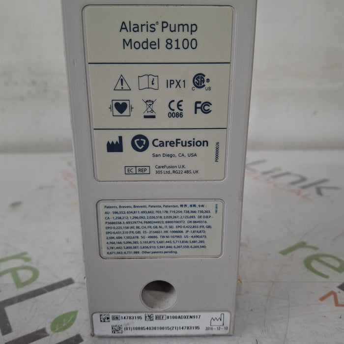 CareFusion Alaris 8100 LVP Infusion Pump Module