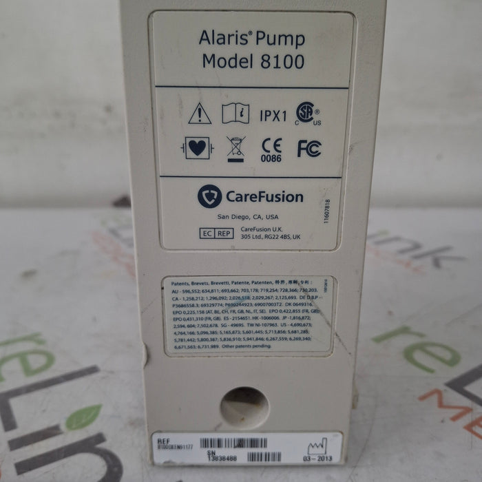 CareFusion Alaris 8100 LVP Infusion Pump Module