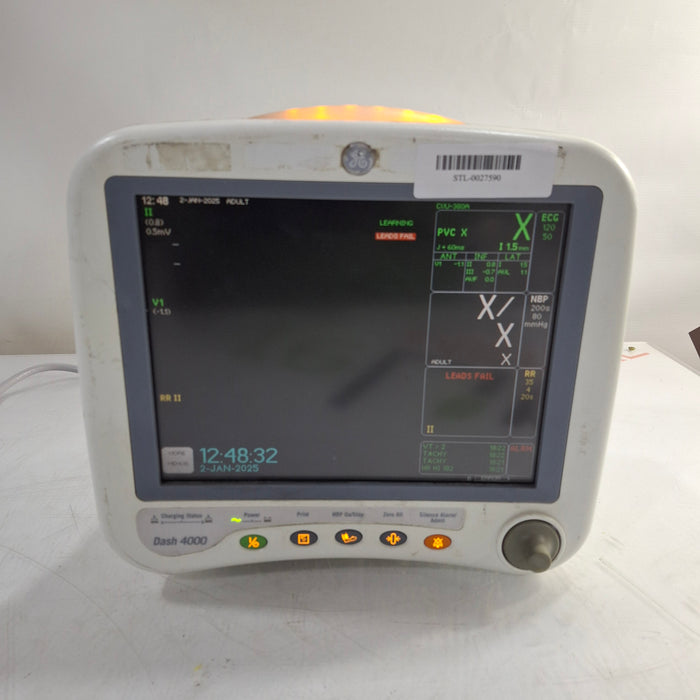 GE Healthcare Dash 4000 - Masimo SpO2 Patient Monitor