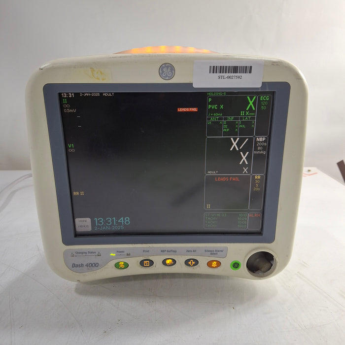 GE Healthcare Dash 4000 - Masimo SpO2 Patient Monitor