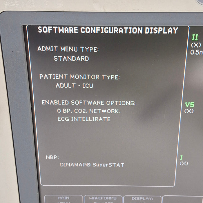 GE Healthcare Dash 4000 - Masimo SpO2 Patient Monitor