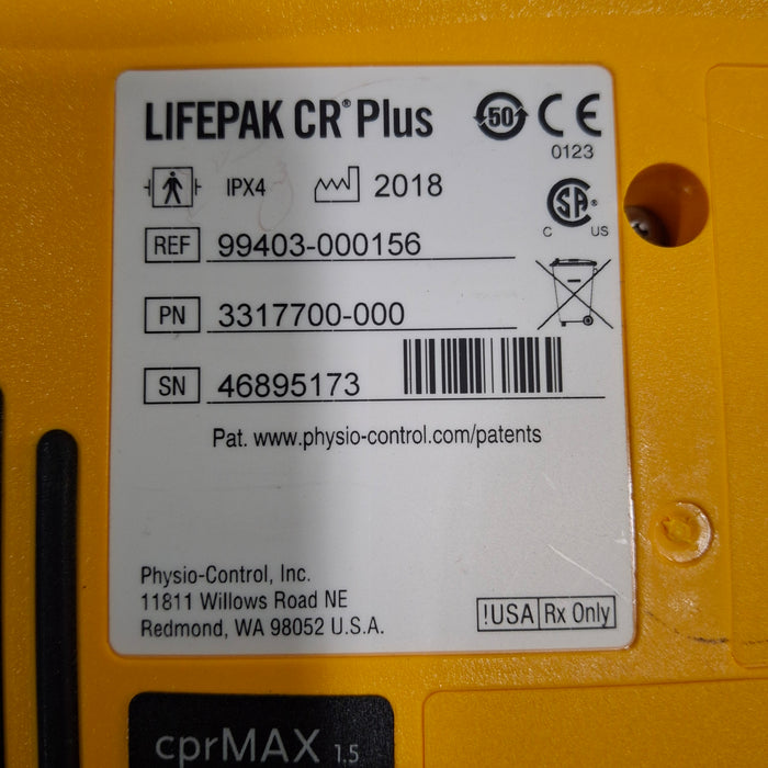 Medtronic LifePak CR Plus Defibrillator