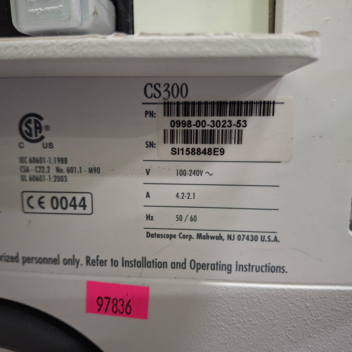 Datascope CS300 Intra Aortic Balloon Pump