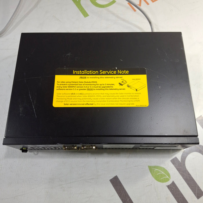 GE Healthcare MP100R Telemetry Server