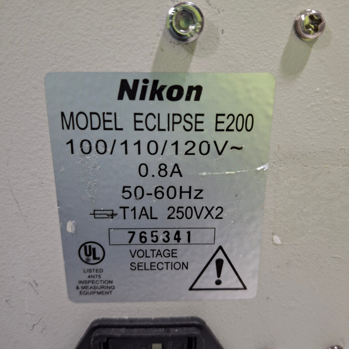 Nikon E200 Eclipse Microscope