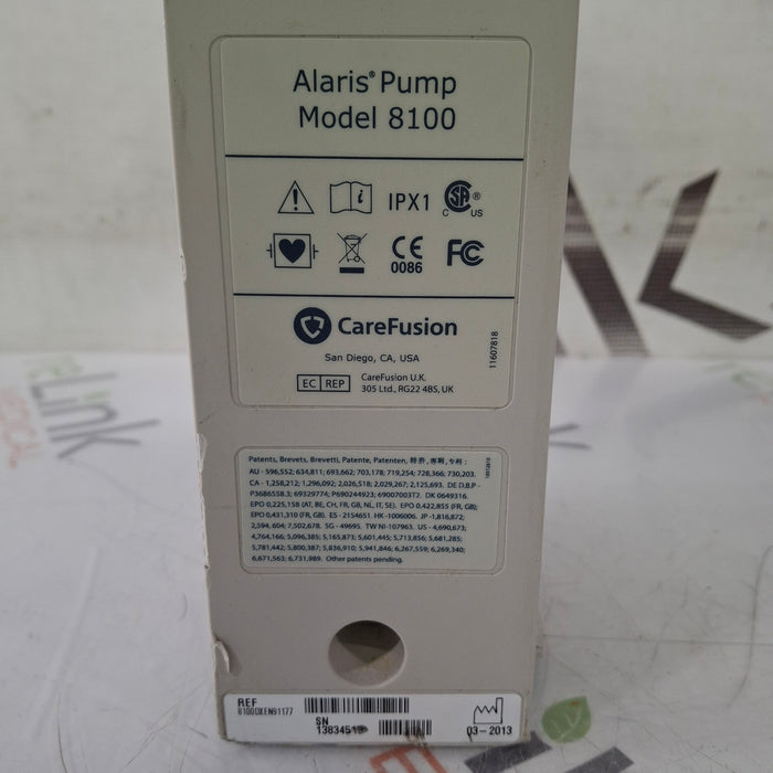 CareFusion Alaris 8100 LVP Infusion Pump Module