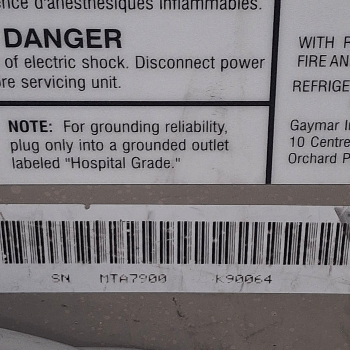 Gaymar Medi-Therm III MTA7900 Hyper/Hypothermia Machine