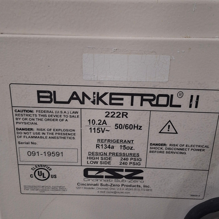Cincinnati Sub-Zero CSZ Blanketrol II Hyper/Hyporthermia Unit