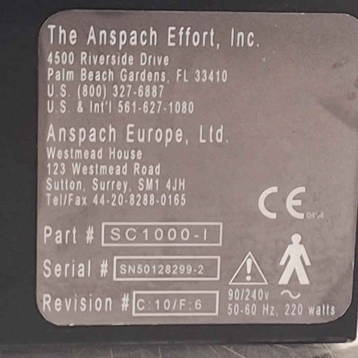 Anspach SC1000 eMax High Speed Drill Console