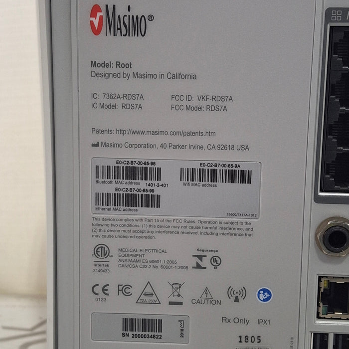 Masimo Root Monitor w/ Radical 7