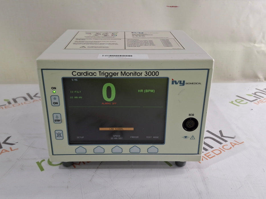 Ivy Biomedical Cardiac Trigger 3000 Patient Monitor
