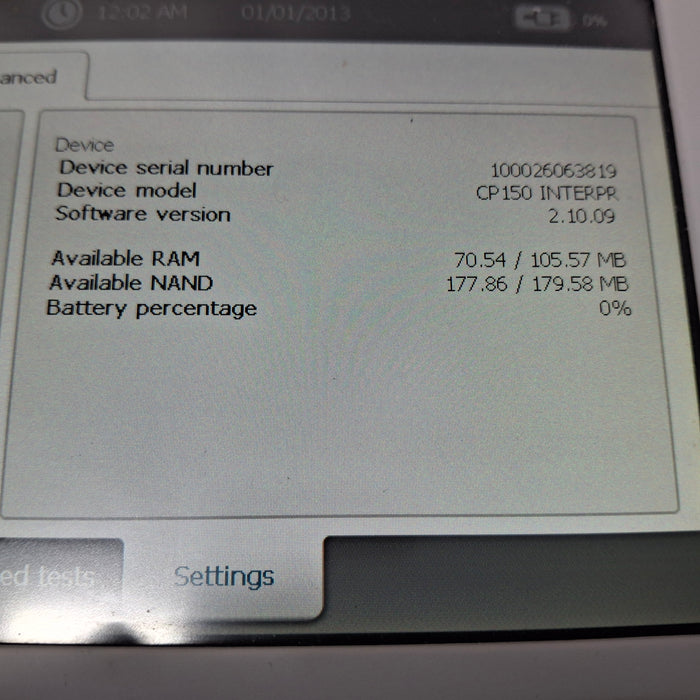 Welch Allyn CP150 ECG