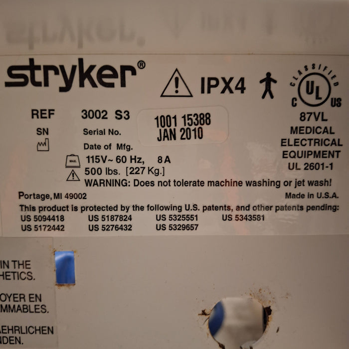 Stryker Stryker Secure III 3002 Hospital Bed Beds & Stretchers reLink Medical