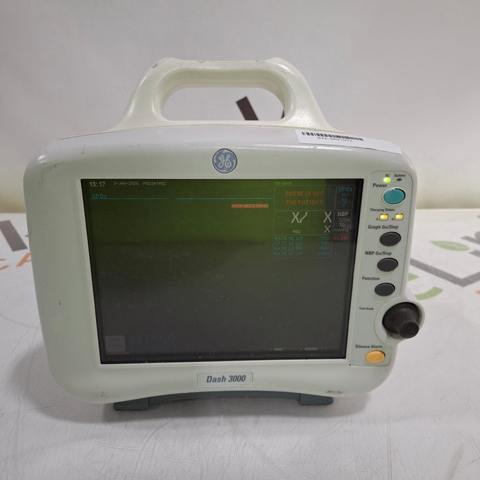 GE Healthcare Dash 3000 - Masimo SpO2 Patient Monitor