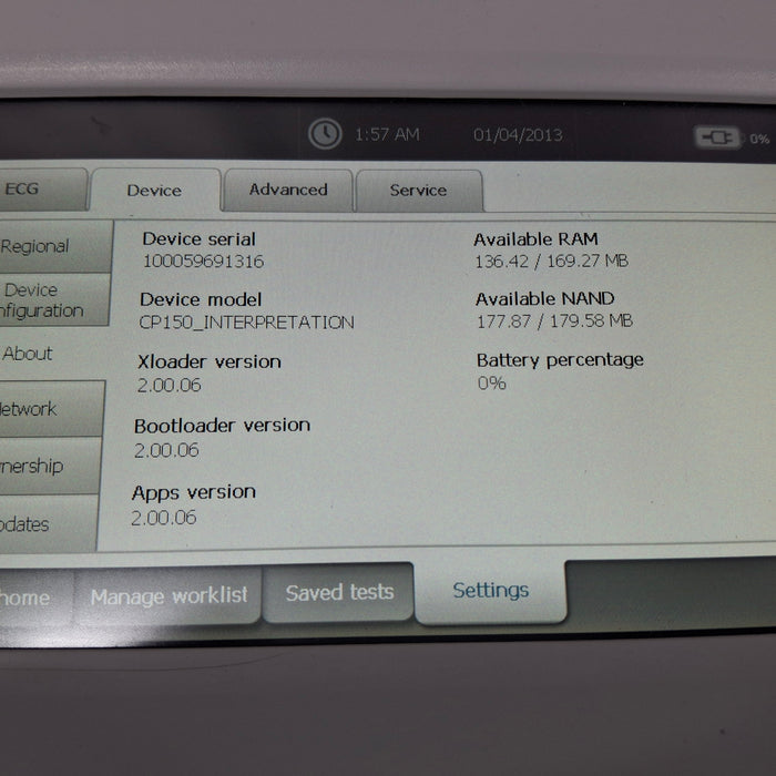 Welch Allyn CP150 ECG