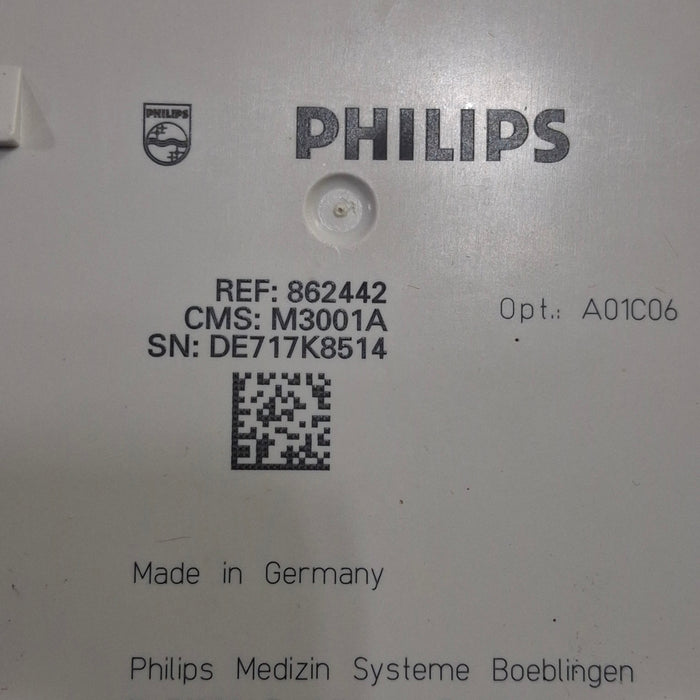 Philips M3001A-A01C06 Fast SpO2, NIBP, ECG, Temp, IBP MMS Module