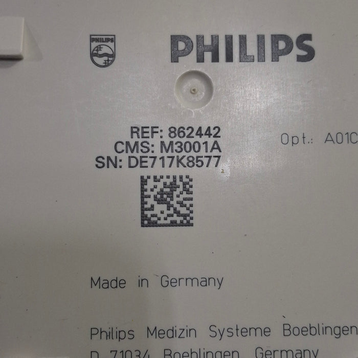 Philips M3001A-A01C06 Fast SpO2, NIBP, ECG, Temp, IBP MMS Module