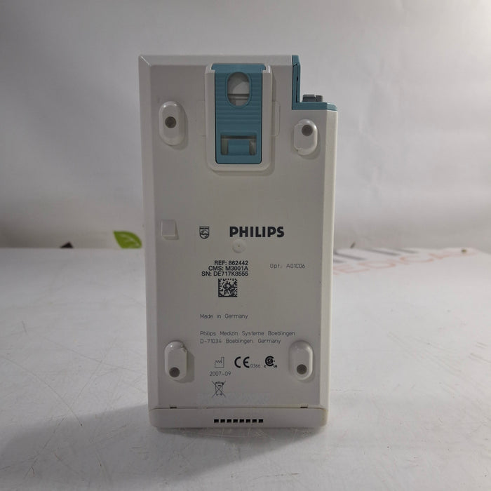 Philips M3001A-A01C06 Fast SpO2, NIBP, ECG, Temp, IBP MMS Module