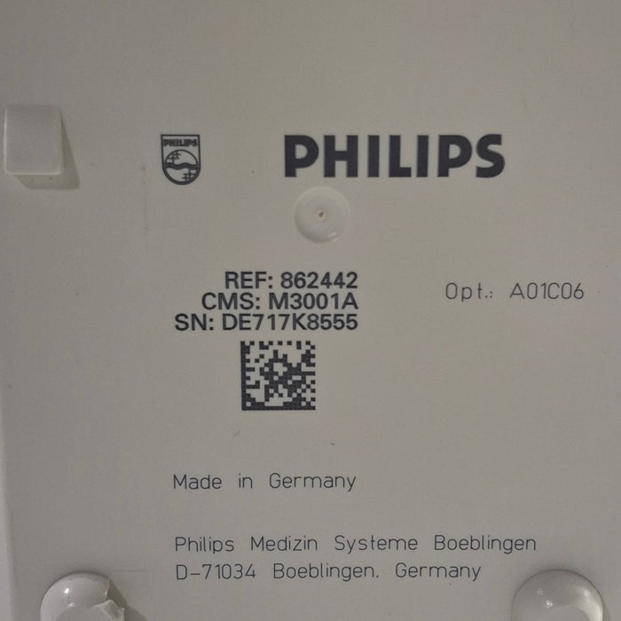 Philips M3001A-A01C06 Fast SpO2, NIBP, ECG, Temp, IBP MMS Module