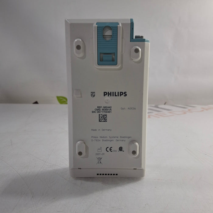 Philips M3001A-A01C06 Fast SpO2, NIBP, ECG, Temp, IBP MMS Module