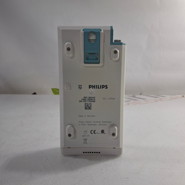 Philips M3001A-A01C06 Fast SpO2, NIBP, ECG, Temp, IBP MMS Module