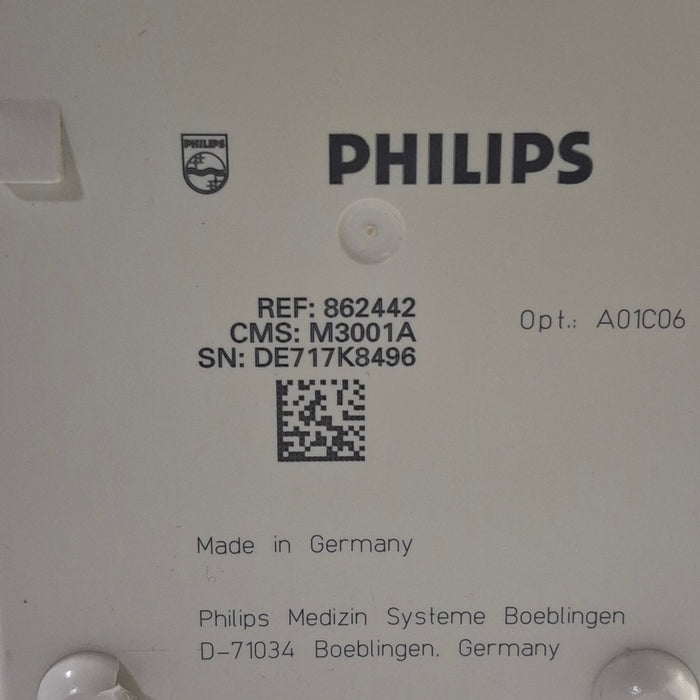 Philips M3001A-A01C06 Fast SpO2, NIBP, ECG, Temp, IBP MMS Module