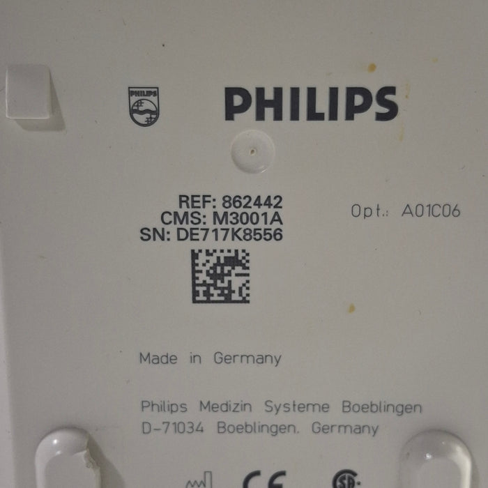 Philips M3001A-A01C06 Fast SpO2, NIBP, ECG, Temp, IBP MMS Module