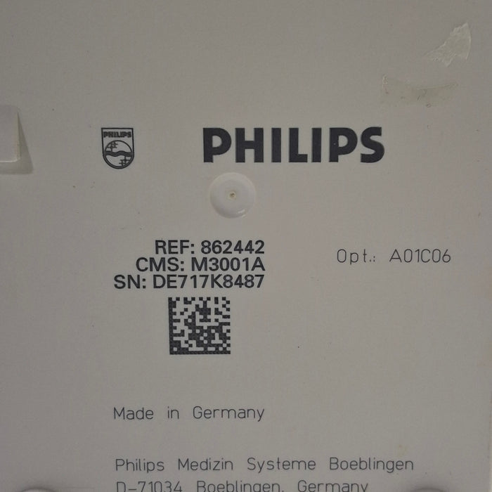 Philips M3001A-A01C06 Fast SpO2, NIBP, ECG, Temp, IBP MMS Module