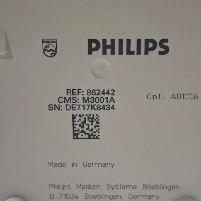 Philips M3001A-A01C06 Fast SpO2, NIBP, ECG, Temp, IBP MMS Module