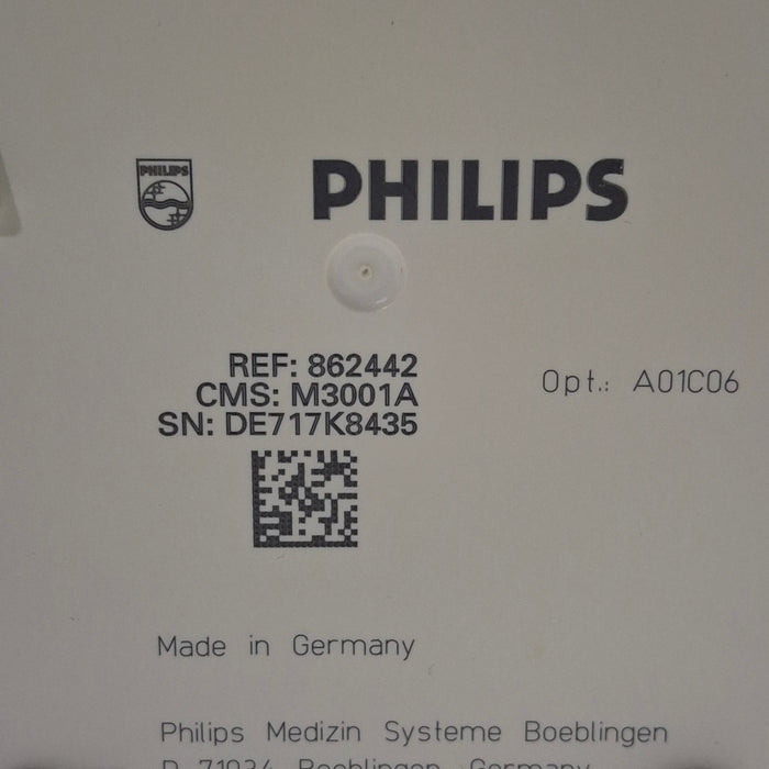 Philips M3001A-A03C06 Masimo SpO2, NIBP, ECG, Temp, IBP MMS Module