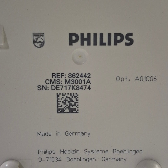 Philips M3001A-A03C06 Masimo SpO2, NIBP, ECG, Temp, IBP MMS Module