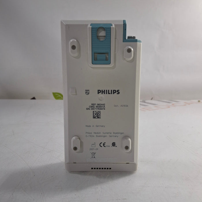 Philips M3001A-A03C06 Masimo SpO2, NIBP, ECG, Temp, IBP MMS Module