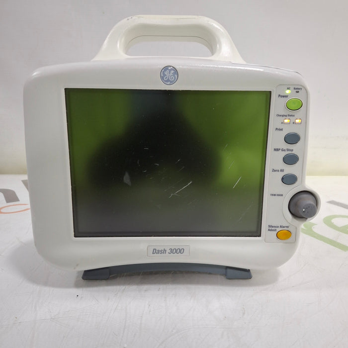 GE Healthcare Dash 3000 - Masimo SpO2 Patient Monitor