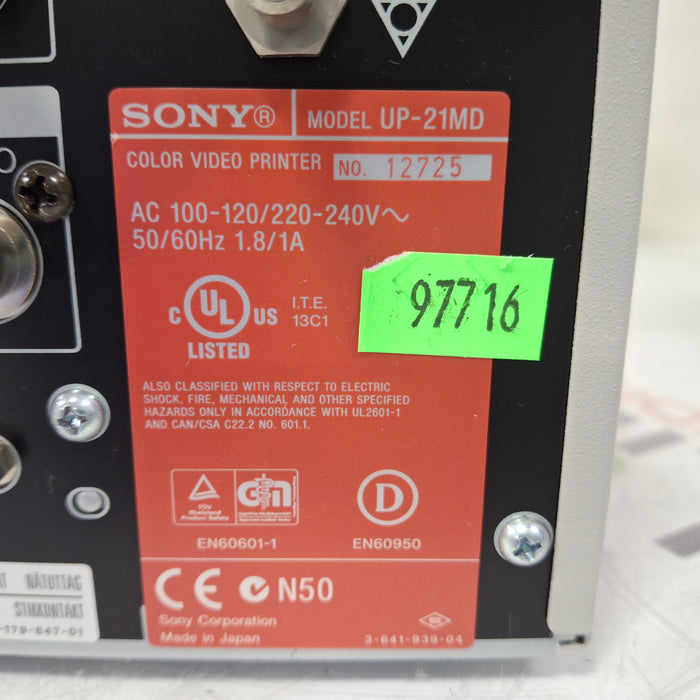 Sony UP-21MD Video Graphic Printer