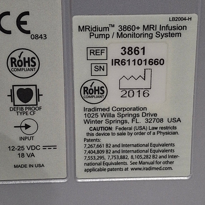 Iradimed MRidium 3860+ MRI Infusion Pump